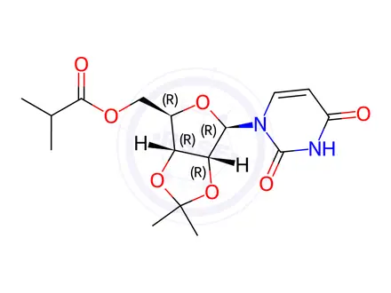 Chemical structure of Molnupiravir Impurity 16