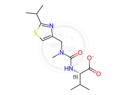 Chemical structure of Ritonavir Impurity 1 Lithium Salt (Ritonavir EP Impurity A Lithium Salt)