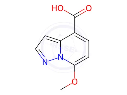 Chemical structure of 7-Methoxypyrazolo[1,5-a]pyridine-4-carboxylic acid