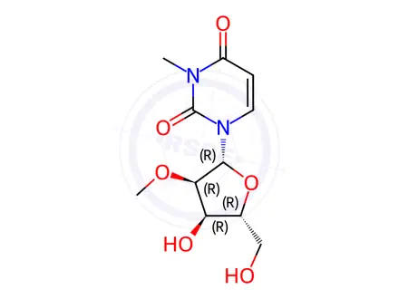 Chemical structure of N3-Methyl-2’-O-methyluridine