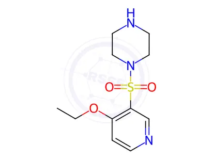 Chemical structure of 1-((4-Ethoxypyridin-3-yl)sulfonyl)piperazine