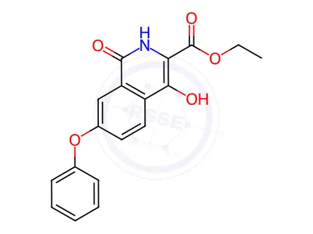 Chemical structure of Roxadustat Impurity 78