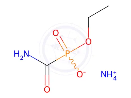 Chemical structure of Fosamine ammonium