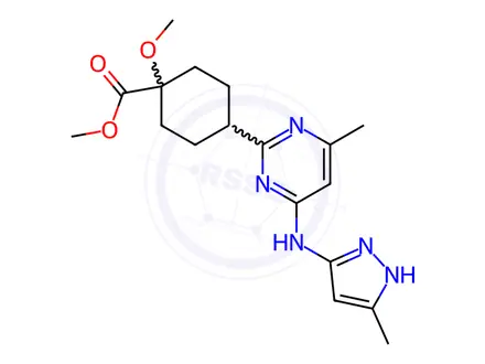 Chemical structure of Pralsetinib Impurity 1