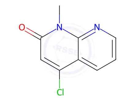 Chemical structure of 4-Chloro-1-methyl-1,8-naphthyridin-2(1H)-one