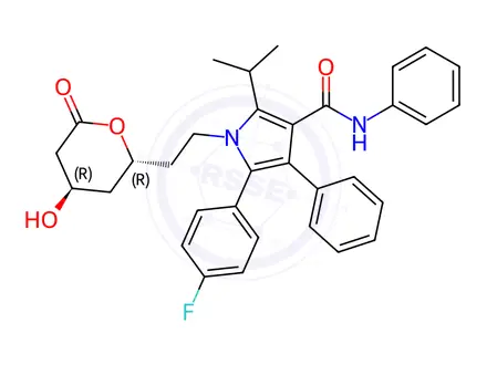 Chemical structure of Atorvastatin EP Impurity H