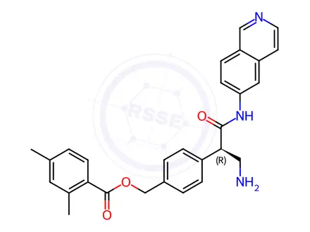 Chemical structure of Netarsudil Impurity 5