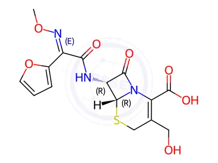 Chemical structure of Cefuroxime sodium Impurity F