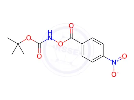 Chemical structure of tert-Butyl (4-nitrobenzoyl)oxycarbaMate