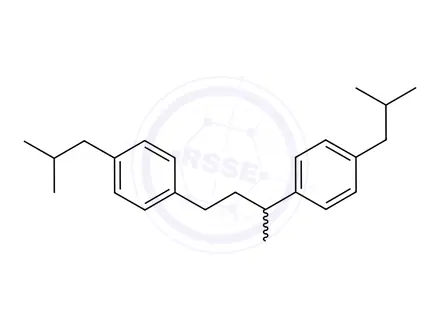 Chemical structure of Ibuprofen EP Impurity I
