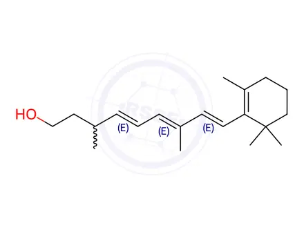 Chemical structure of Vitamin A Impurity 45