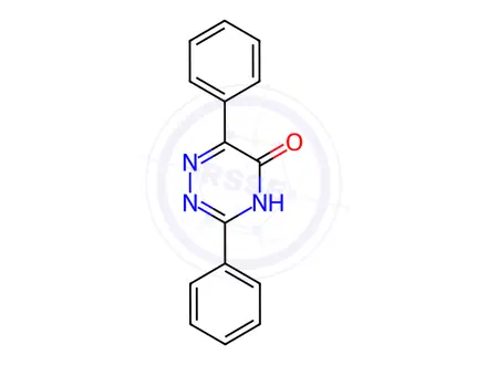 Chemical structure of 3,6-DIPHENYL-1,2,4-TRIAZIN-5-OL