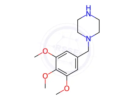 Chemical structure of Trimetazidine EP Impurity A