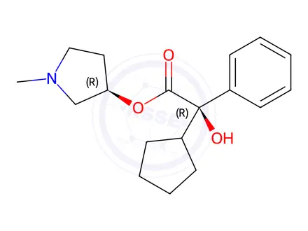 Chemical structure of Glycopyrrolate Impurity 11