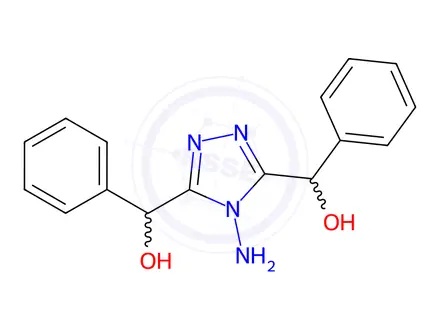 Chemical structure of (4-Amino-4H-1,2,4-triazole-3,5-diyl)bis(phenylmethanol)