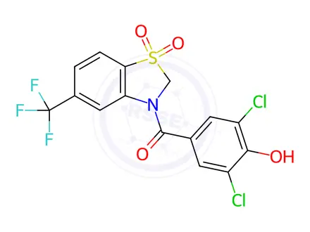 Chemical structure of Dotinurad Impurity 27