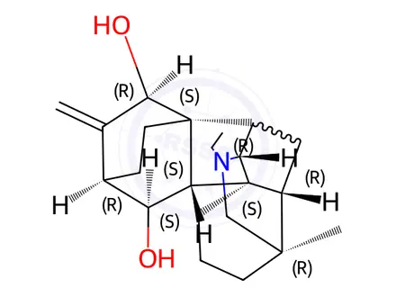 Chemical structure of denudatine