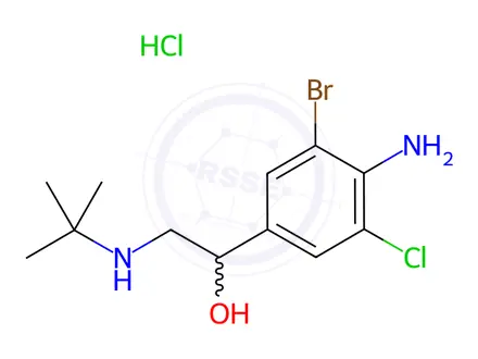 Chemical structure of Bromchlorbuterol hydrochloride