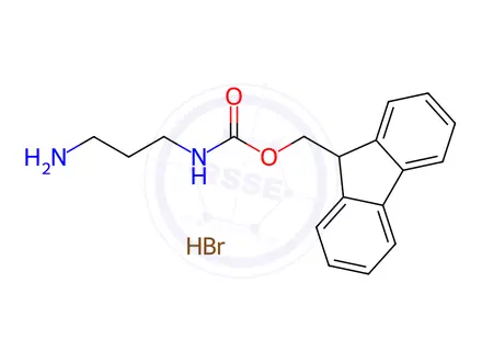 Chemical structure of (9H-Fluoren-9-yl)methyl (3-aminopropyl)carbamate hydrobromide