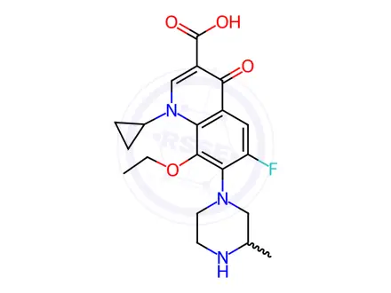 Chemical structure of Gatifloxacin Impurity9