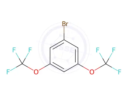 Chemical structure of 1-Bromo-3,5-bis(trifluoromethoxy)benzene
