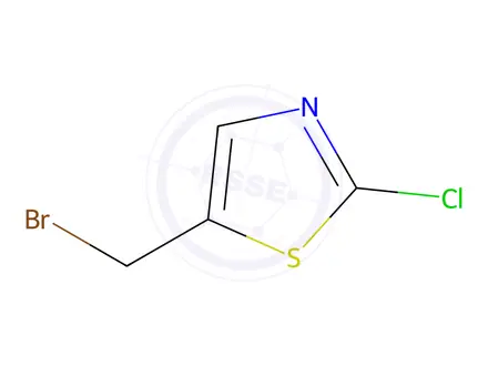 Chemical structure of 5-(Bromomethyl)-2-Chlorothiazole