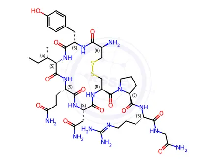 Chemical structure of Vasotocin Impurity 1 (Arg8 Vasotocin)