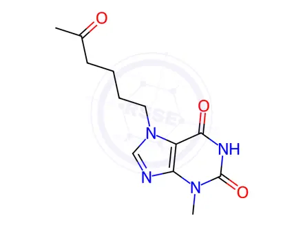 Chemical structure of Pentoxifylline Impurity 31