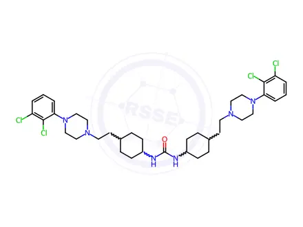 Chemical structure of Cariprazine Impurity 3