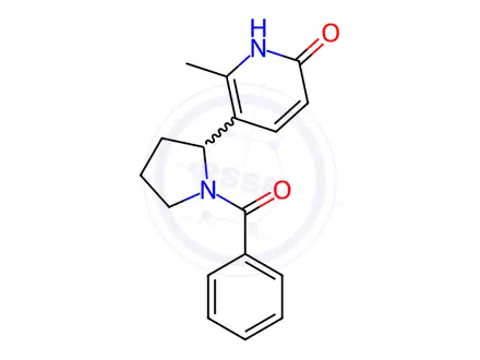 Chemical structure of 5-(1-Benzoylpyrrolidin-2-yl)-6-methylpyridin-2(1H)-one