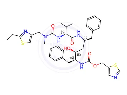 Chemical structure of Ritonavir EP Impurity I
