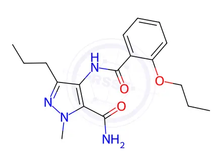Chemical structure of Sildenafil Citrate Impurity 117