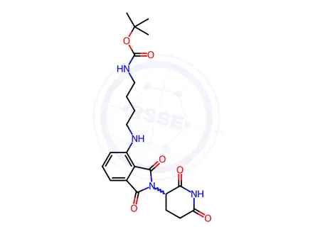 Chemical structure of Thalidomide-NH-C4-NH-Boc