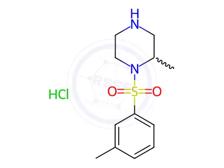 Chemical structure of 2-Methyl-1-(toluene-3-sulfonyl)-piperazine hydrochloride