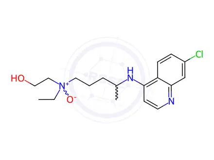 Chemical structure of Hydroxychloroquine EP Impurity A