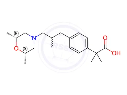 Chemical structure of Amorolfine Hydrochloride Impurity 23
