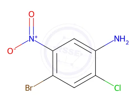 Chemical structure of 4-Bromo-2-chloro-5-nitroaniline