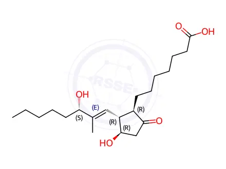 Chemical structure of Alprostadil (Prostaglandin E1) Impurity10