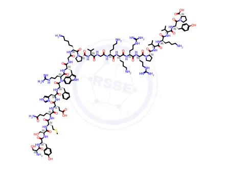 Chemical structure of Tetracosactide-Impurity F