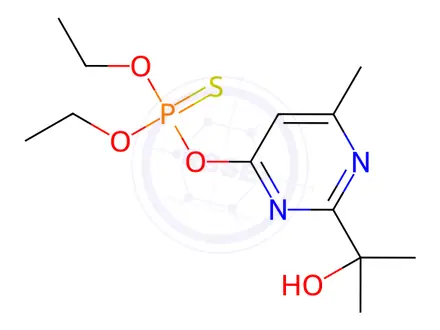 Chemical structure of Diazinon Impurity 5 (Hydroxydiazinon)