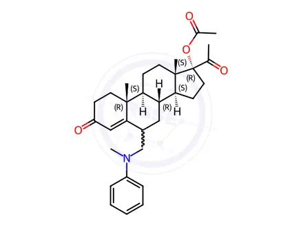 Chemical structure of Medroxyprogesterone Acetate Impurity 19