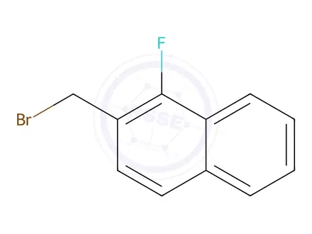 Chemical structure of Naphthalene, 2-(broMoMethyl)-1-fluoro-