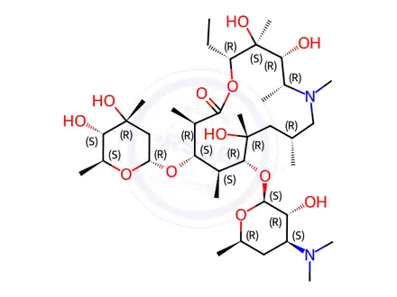 Chemical structure of Azithromycin Impurity C