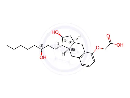 Chemical structure of Treprostinil Impurity 17