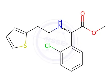 Chemical structure of Clopidogrel Impurity 13 HCl