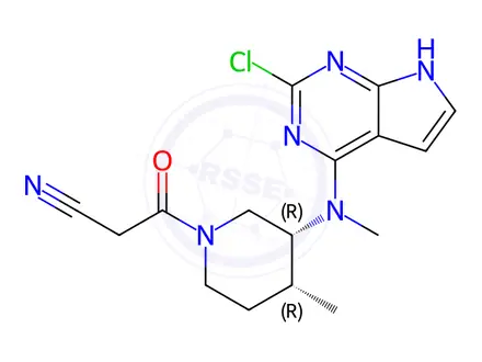 Chemical structure of Tofacitinib Impurity G