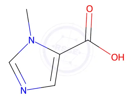 Chemical structure of 1-Methyl-1H-5-imidazolecarboxylic acid