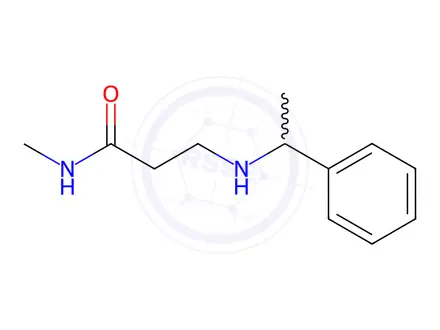 Chemical structure of N-Methyl-3-[(1-phenylethyl)amino]propanamide