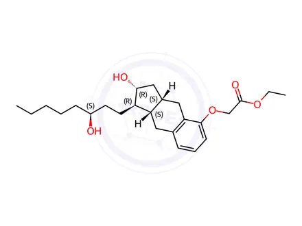 Chemical structure of Treprostinil Impurity 3