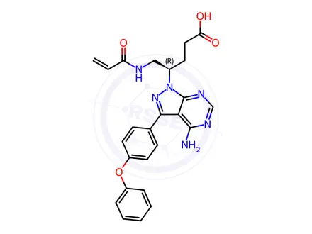 Chemical structure of Ibrutinib Impurity 98